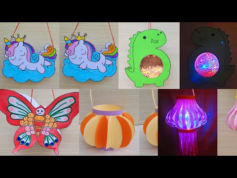Video Tổng hợp 5 cách làm lồng đèn trung thu bằng giấy| Vân... - youtube