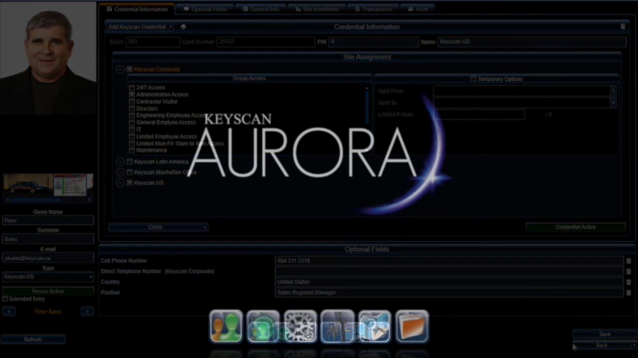 Software Aurora Keyscan Tutorial de configuración #aurora #keyscan