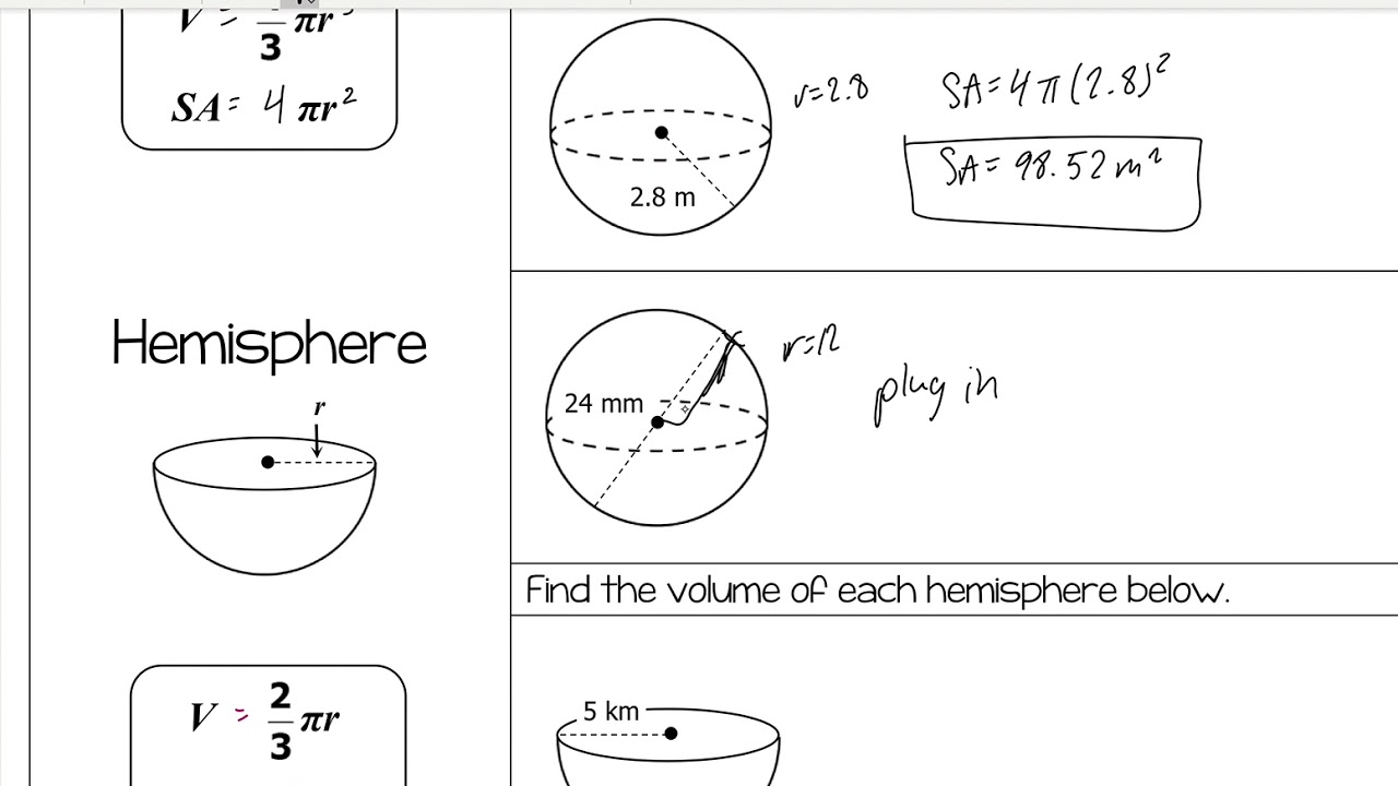 Parts of a Sphere YouTube