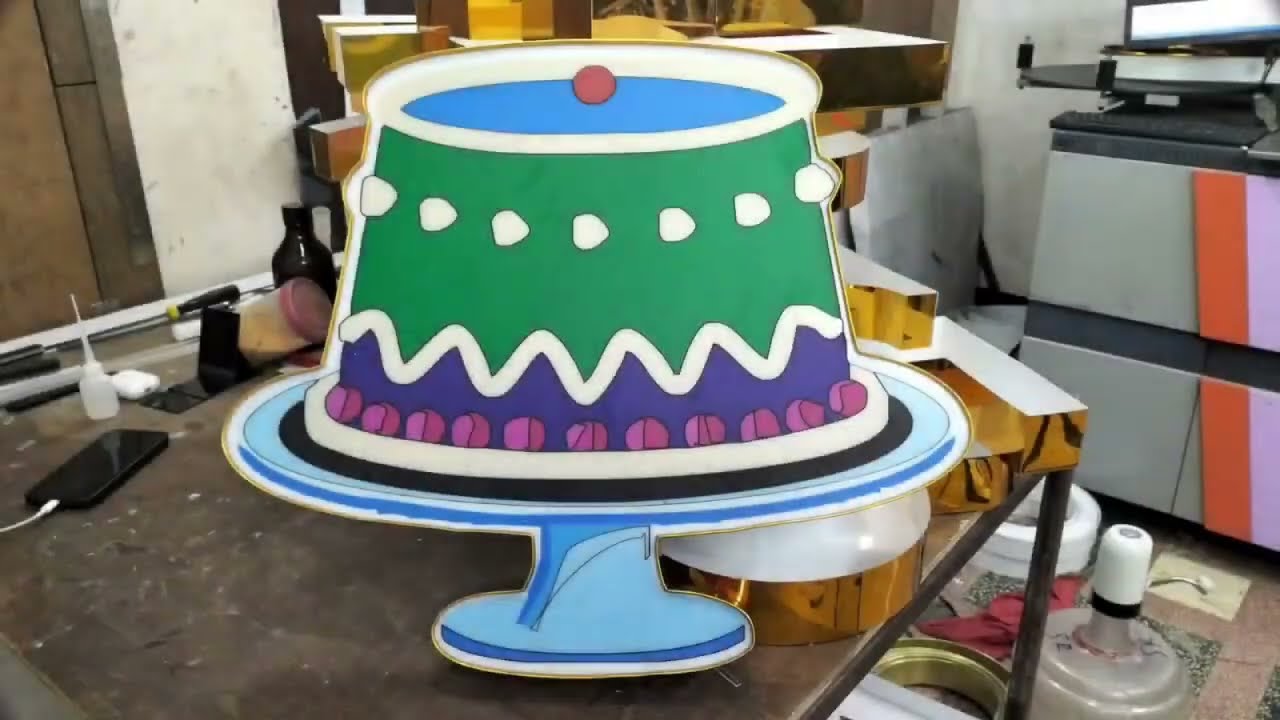 Trim cap letters 3D with Samsung Led 