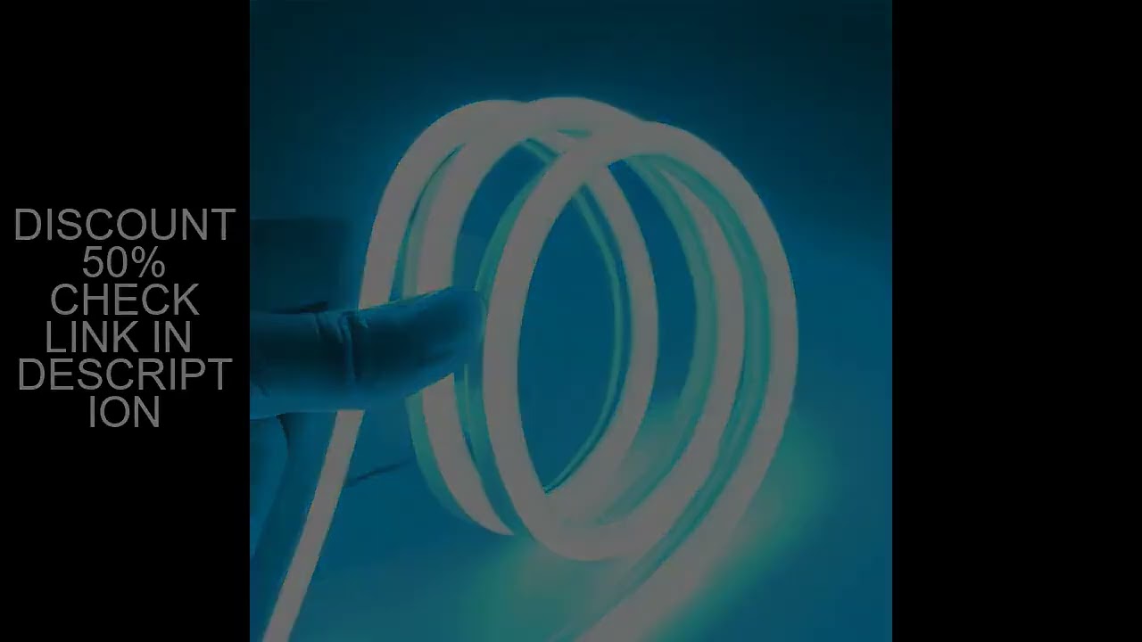 5V 12V 24V Led Neon Strip Lights Flex Tape Waterproof Rope Silicon Tube Bar 6mm Narrow DIY Christma