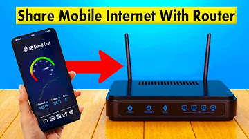 How to share phone internet to router, Share internet to your router