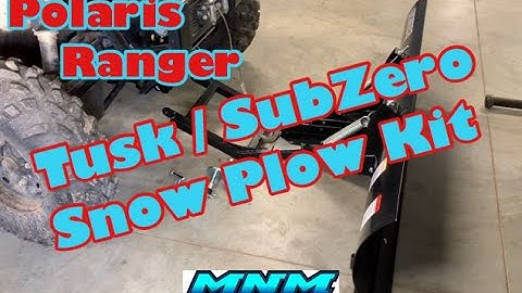 Polaris Ranger Tusk / SubZero Snow Plow Mount & Kit from Amazon