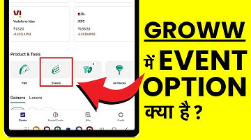 Groww App me Event Kya Hota Hai | Event in Groww App