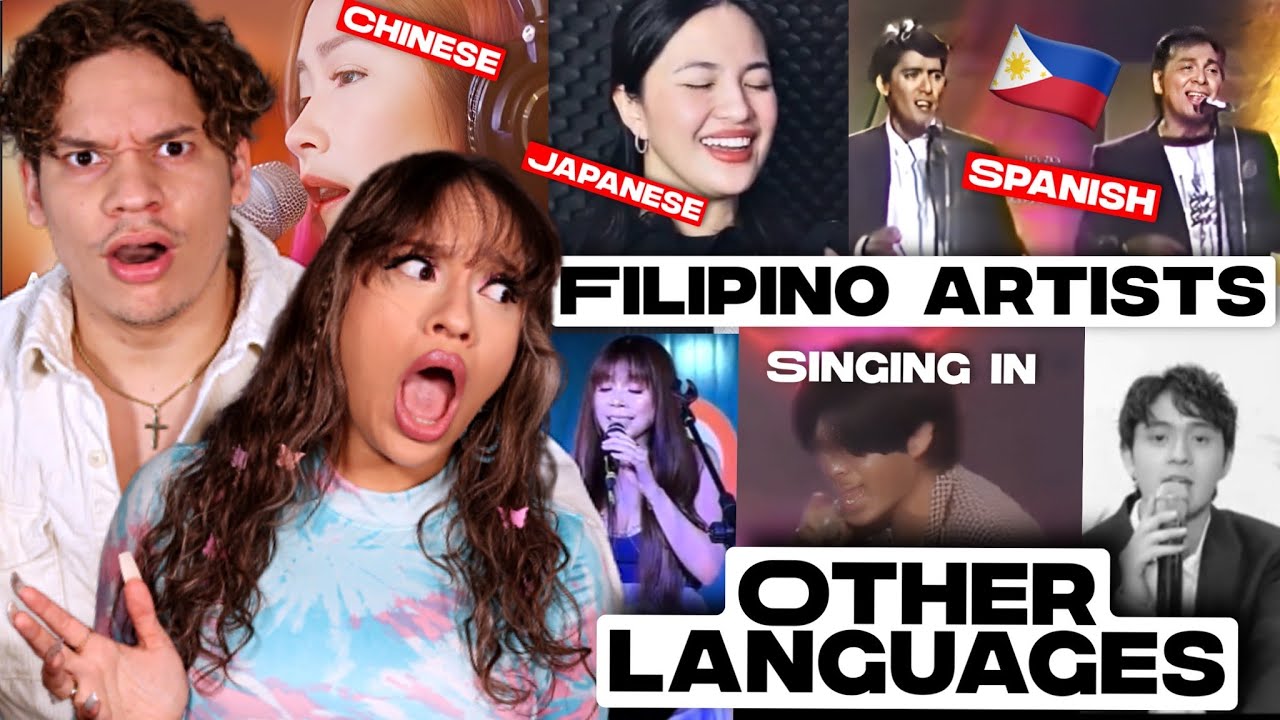 Latinos react to Famous Filipino Singers SINGING in Different Languages! ft BINI, SB19, Nina, +