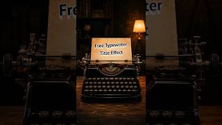 Download FREE Typewriter Text Effect for FCP Shorts ⚡
