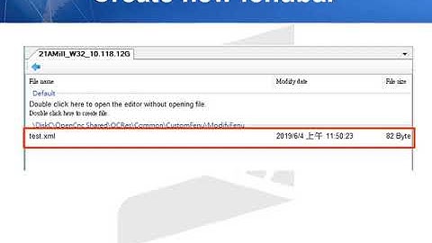 Syntec HMI customization part 2  How to modify standard fenubar