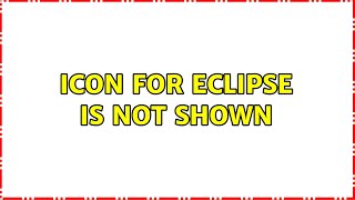 Ubuntu: Icon for Eclipse is not shown