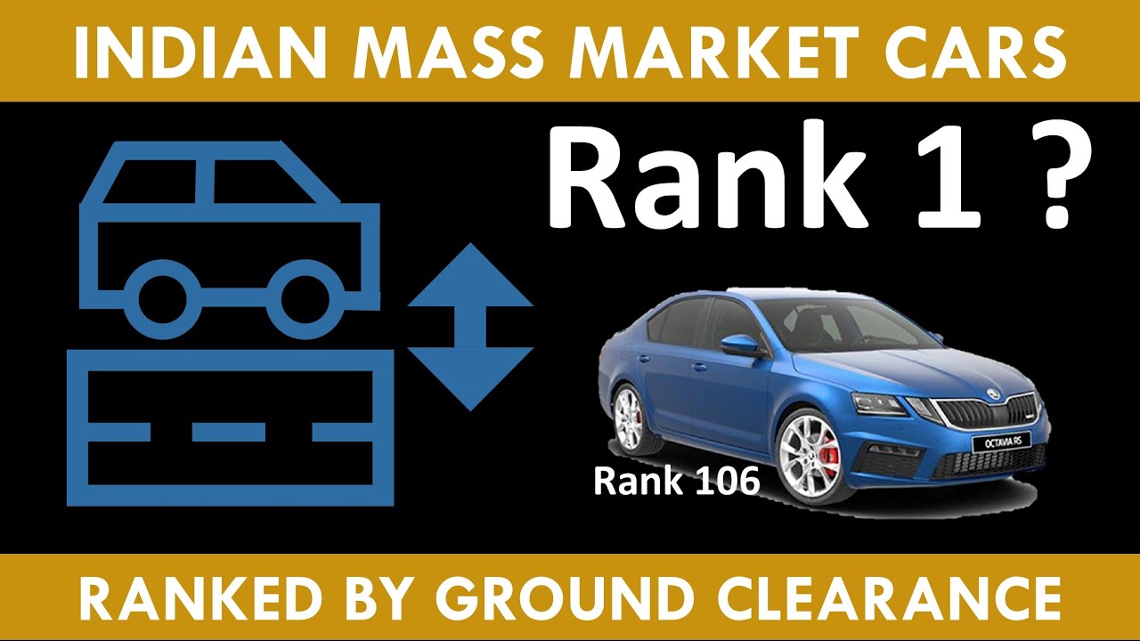 Ranked by Ground Clearance Cars from Mass Market Manufacturers
