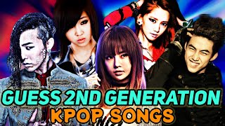 [ KPOP GAME ] GUESS KPOP 2ND GENERATION SONGS BY THEIR INTRO (EASY VER)