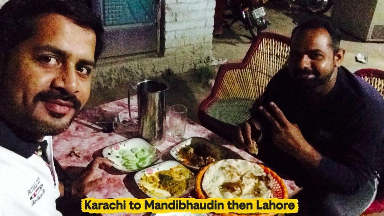 travelling from Karachi to Mandibhauddin then Lahore. 
