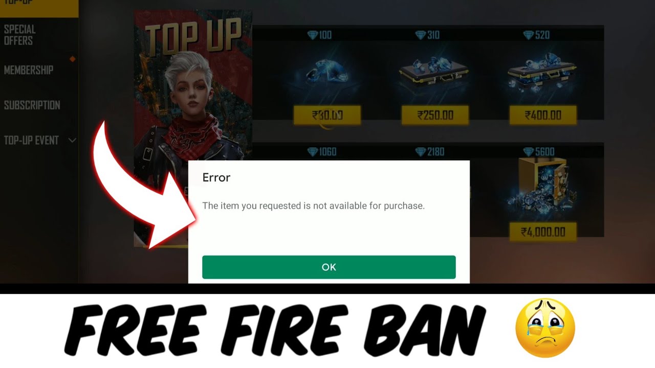 Free fire Ban confirmed😭😭😭