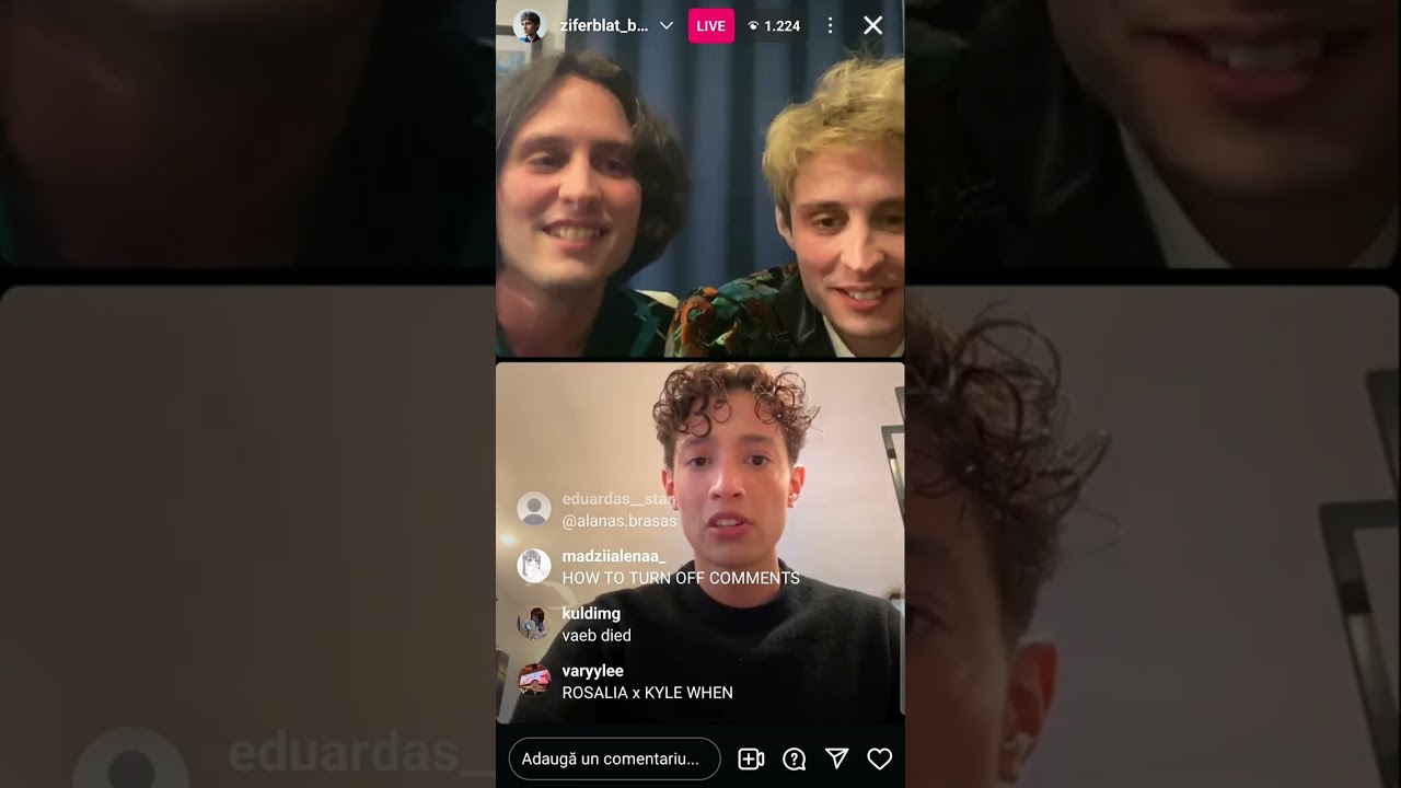Ziferblat, Kyle Alessandro, Vaeb, Sissal insta live (10.04.2025)