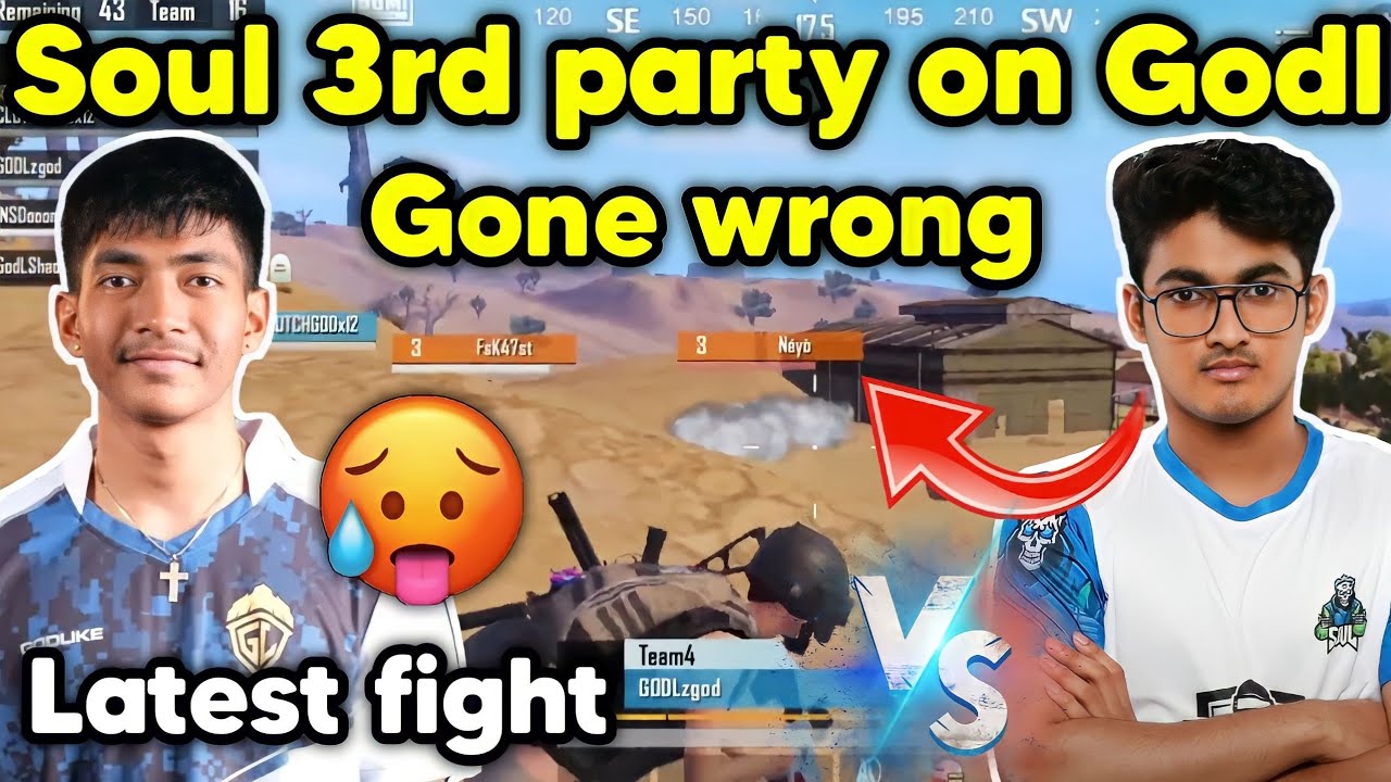 Soul 3rd party on Godlike gone wrong 😂 GodL vs Og 4v4 in @Abztesting1 ...