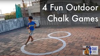 4 Fun Outdoor Chalk Games