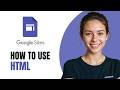 How To USE HTML In Google Sites 2026