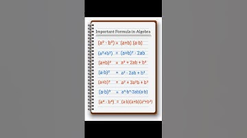 Important Algebra formulas| important math for exam upsc/ias/ips #gk #maths #viral #shorts #youtube