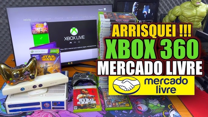 COMPREI UM XBOX 360 COM 157 JOGOS! Ainda Vale a Pena Comprar um XBOX 360!?  (UNBOXING + REVIEW) 