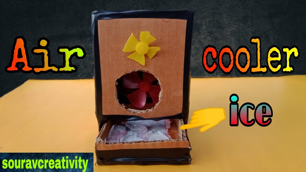 How To Make Air Cooler With Fan, Diy Air Conditioner Without