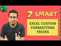 7 Clever Excel Custom Formatting Tricks (Advanced)