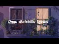 Ondu Malebillu 4K Song Lyrics | Chakravarthy |Kannada| Darshan | Deepa Sannidhi | Arjun Janya