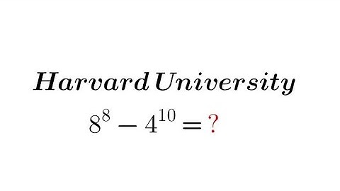 Harvard University Admission Exam Tricks || #maths #education #power #exponent ex