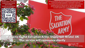 Sunday morning worship with The Salvation Army Staple Hill   2nd January 2022