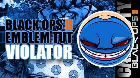 Black Ops 2 Emblem Tutorials - Violator - Spawn
