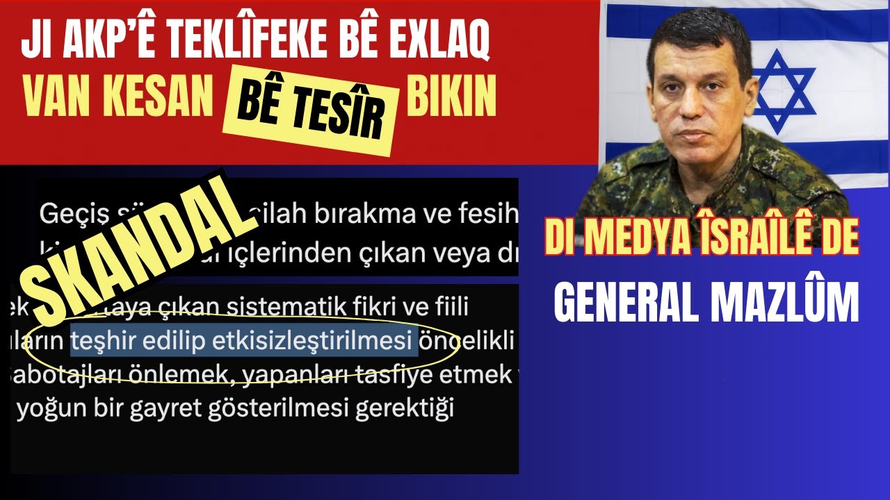 SKANDAL: Dewletê ji rêxistinê xwest van kesan bêtesîr bike,