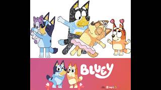 Blueys Valentines Day Coloring Pages ❤️ Silly Glitter Art 🎨 Bluey Lets Play #Bluey #blueyart