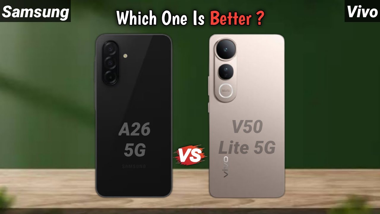 Samsung A26 5G Vs Vivo V50 Lite 5G | Which Better ❓
