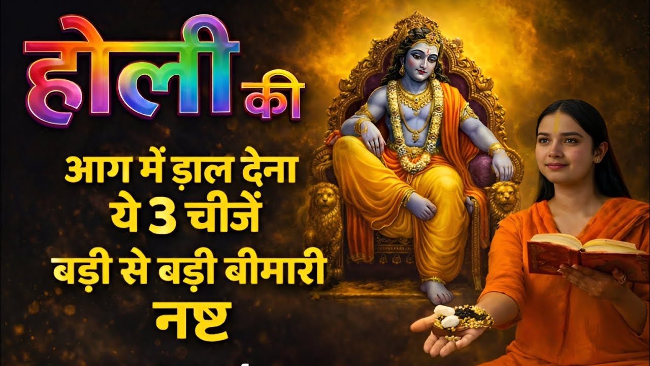 होली की आग में डाल देना यह तीन चीज बड़ी से बड़ी बीमारी खत्म | आज रात 3 मार्च 2026 | @Radhakibhakti 