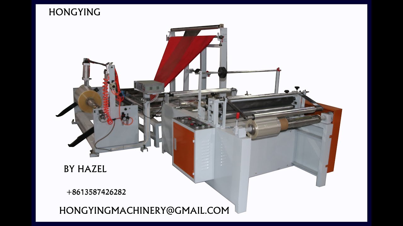 plastic film folding machine YouTube