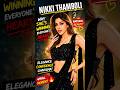 Nikki Tamboli: Elegance, Confidence, Charisma! 🖤🔥 #shorts #bollywood #actress #fyp #viral