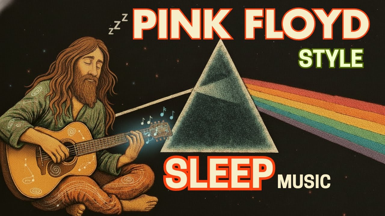 DEEP SLEEP MUSIC: PINK FLOYD STYLE ★Soft Guitar Solo★ Relaxing Ambience for Sleeping [no ai]