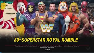 WWE 2K24 Royal Rumble Time! Will Trump Win It All? #wwe #wwe2k24 #royalrumble #funny #ps5 #gameplay