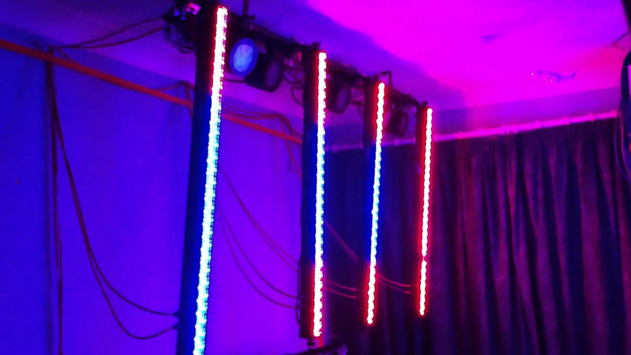 Showtec light bar RGB programing 1 of 2. YouTube
