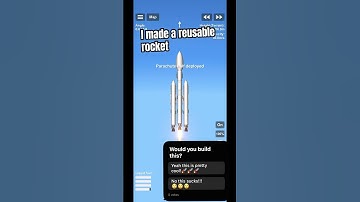 Reusable rocket in #sfs #space flightsimulator #space #reusable #new #rocket