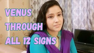 🤔 Venus through all 12 signs in D1 & D9 | Your wealth, relationship & interactions with the world