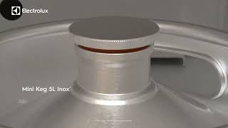 Cervejeira Home Bar Electrolux Frost Free 100L com Torre de Chopp e Barril Mini Keg 5L&nbsp;(EB10K)