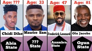 57 NOLLYWOOD ACTORS, STATE OF ORIGIN & REAL AGE IN 2023