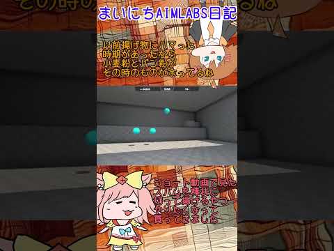 まいにちAIMLABS日記～11日目～　買い物が下手すぎる話 #shorts #aimlab  #ゆっくり実況
