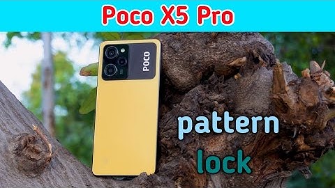 How To Set Screen Lock Pattern In Poco X5 Pro, Screen Lock Password Setting, How To Set Pattern