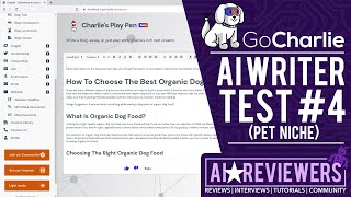 GoCharlie.ai AI Text Generator Sample #4: 1-Click Blog Output for the Pet Niche