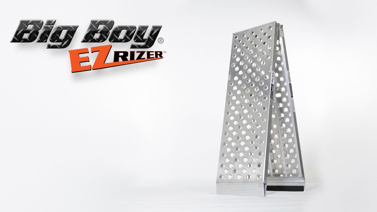 Big Boy EZ Rizer™ Single Runner Motorcycle Ramp -- 10' or 12' Long ...