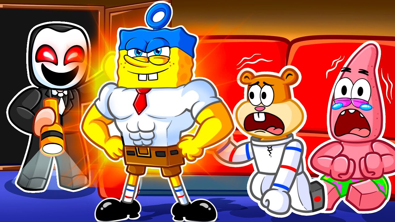 Я стал СУПЕР СПОНДЖБОБОМ в BREAK IN! (Roblox)