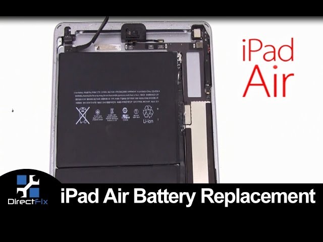 Nodig uit mobiel In werkelijkheid How To: iPad Air Battery Replacement - YouTube