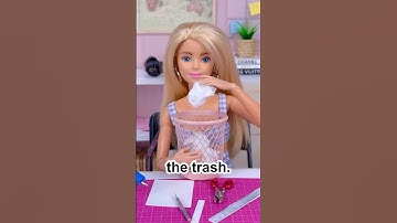 The Cutest Addition To My Barbie Doll Office #shorts #barbie #barbiedoll