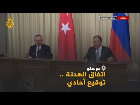 🇷🇺 🇱🇾 بمحادثات موسكو .. السراج وقع على التهدئة وحفتر طلب مهلة