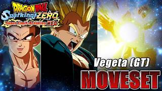 Vegeta (GT) MOVESET (NEO DLC) • DRAGON BALL: Sparking! ZERO | Japanese (4K 60FPS)